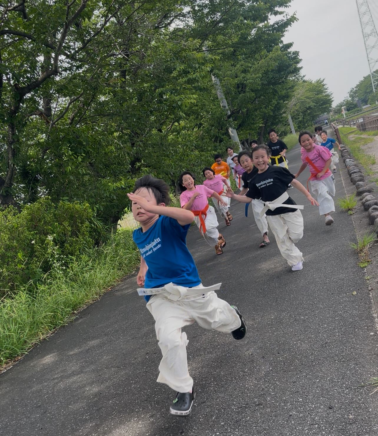 練心塾の野外トレーニング